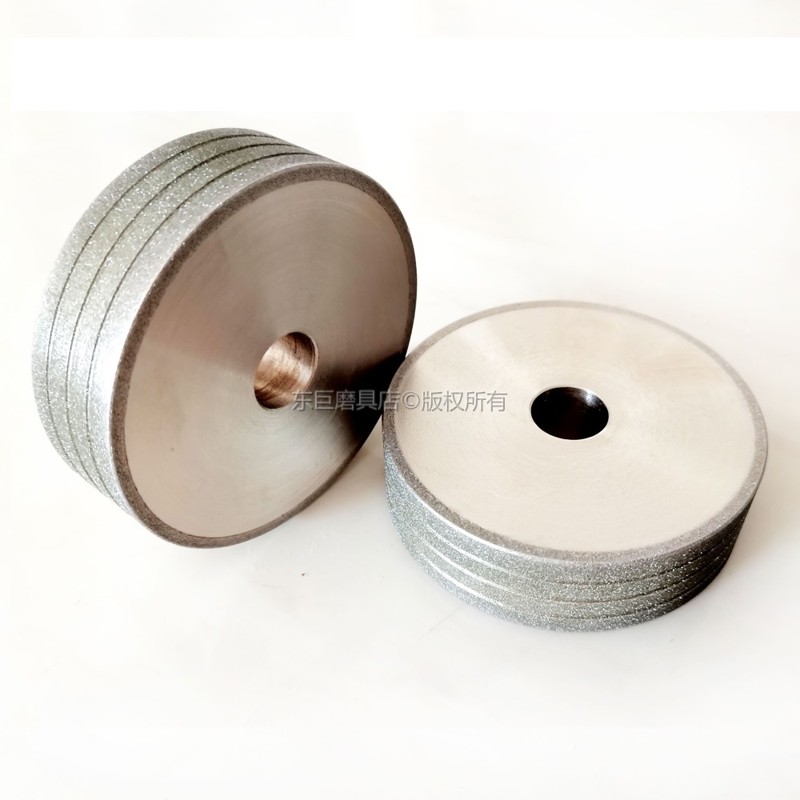速发1F径Y6圆形片料胶塑成型电铸金刚石砂轮片100外F28厚20孔R1.5