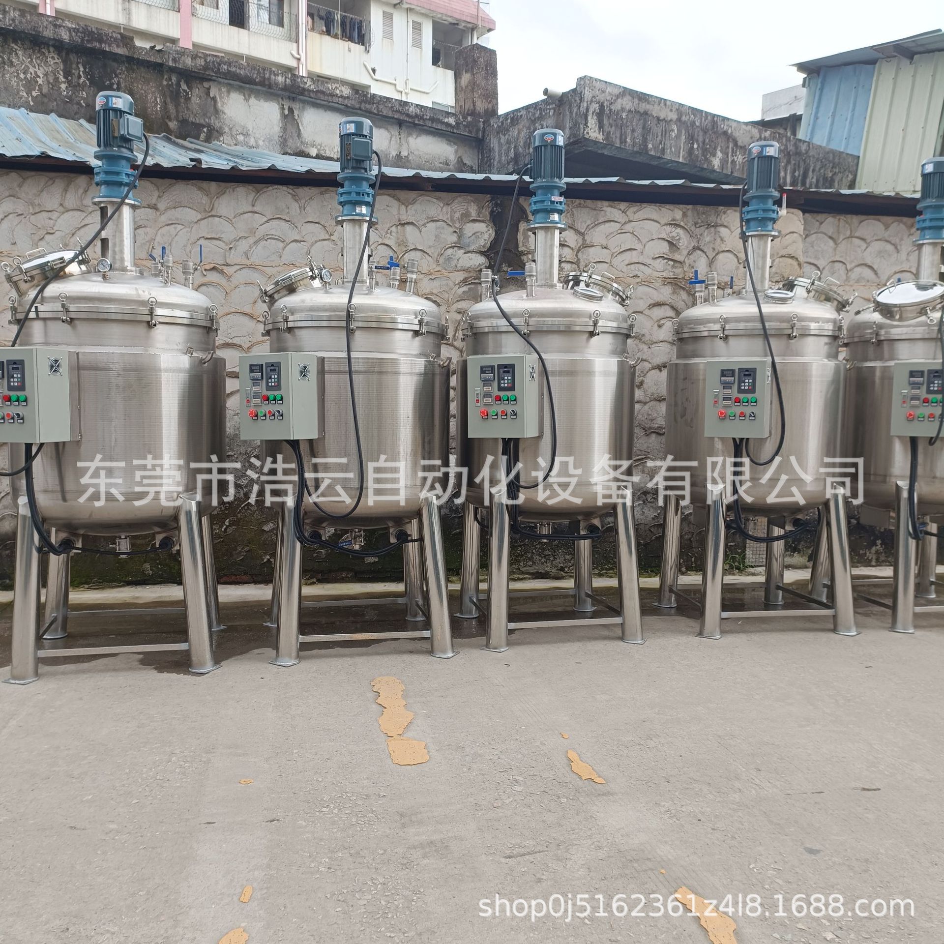 厂家批发不锈钢液体搅拌罐硅胶搅拌机液体混合搅拌加热真空反应釜