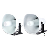 高音车载大喇叭40W农村学校器件扩音器方口定压定阻户外扩音器