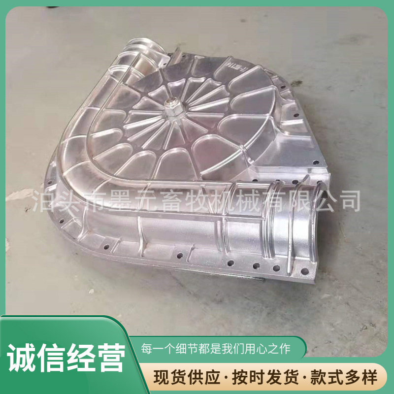 全套自动料线114转角器猪用料线 养猪场自动上料用铝合金转角轮