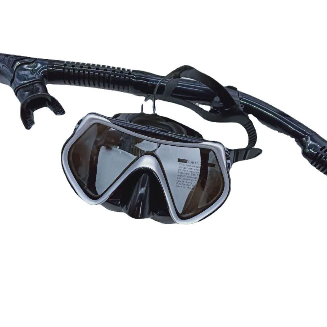 1526潜水面镜呼吸管浮潜套装 硅胶/钢化玻璃潜水镜成人男女款式