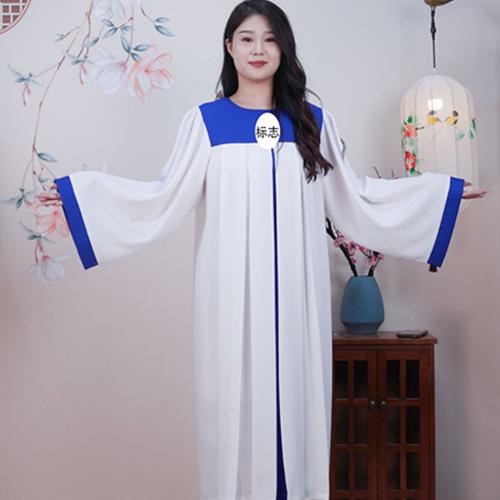 圣服诗歌朗诵表演服装cosplay修女服装男牧师舞台剧指挥服万圣节