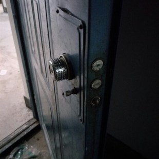 碰锁 铁锁锁旋钮锁碰锁门字锁老式 速发老式 十门步自动锁老式