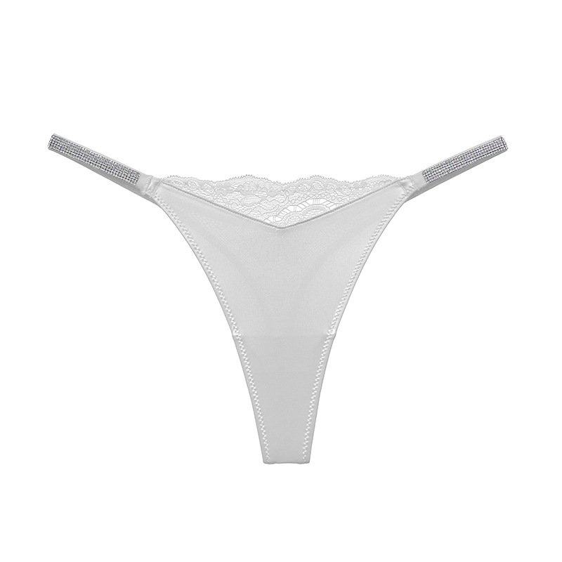 1044T水钻性感丁字裤冰丝拼接蕾丝细带提臀情趣高叉大码t裤内裤女,女士内衣/男士内衣/家居服,女丁字裤,淘宝优惠券,粉丝福利购,淘宝优惠卷