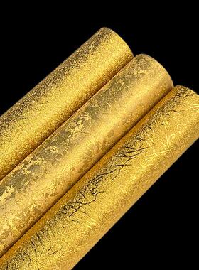 金箔墙纸 银色反光闪光金色金黄色客厅ktv吊顶屋顶天花板酒店壁纸