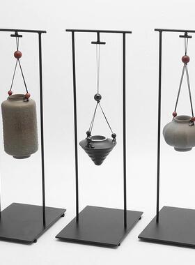 新中式创意香薰摆件室内客厅禅意家居倒流香炉酒柜装饰样板间软装