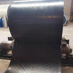 人字带 上凸下凹防滑花纹橡胶传输带 工业传输机皮带源头