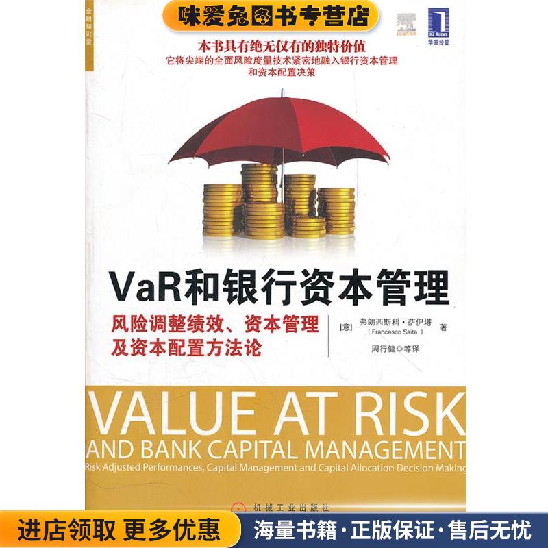 VaR和银行资本管理:风险调整绩效、资本管理及资本配置方法论(正版收藏品)(意)萨伊塔　著,周行健　等译机械工业出版社