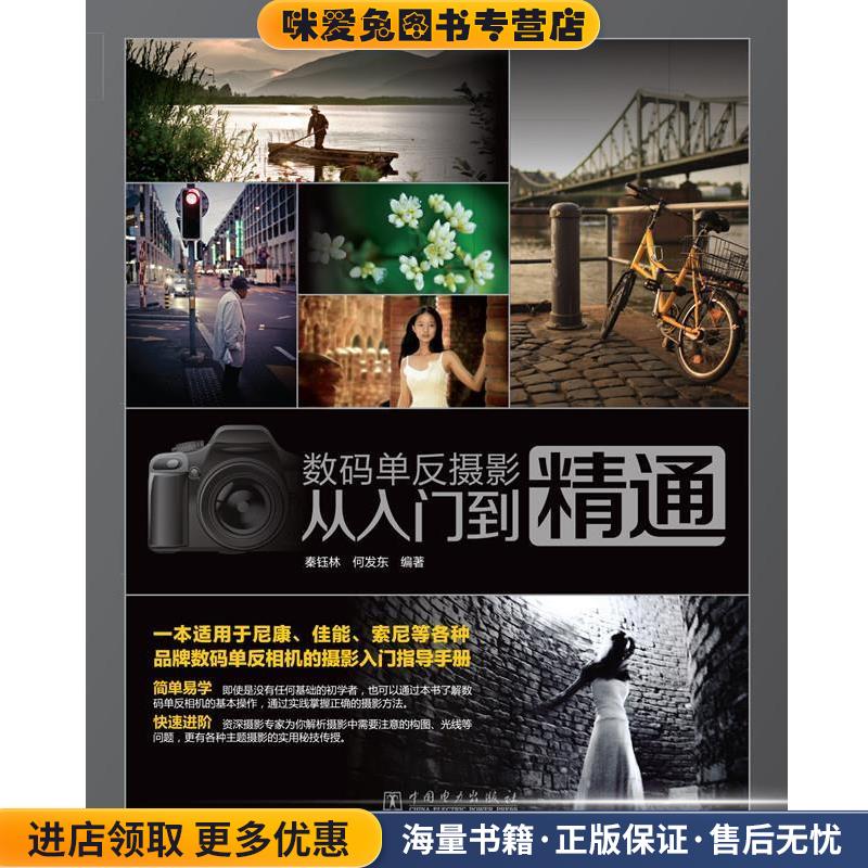 数码单反摄影从入门到精通(正版收藏品)秦钰林 何发东中国电力出版社9787512351394