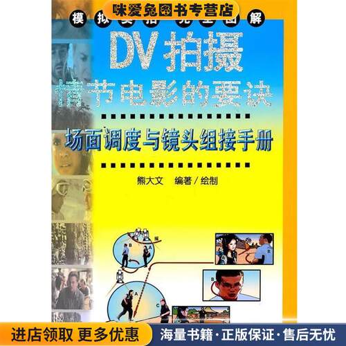 DV拍摄情节电影的要诀--场面调度与镜头组接手册(正版收藏品)熊大文 著中国电影出版社9787106033361