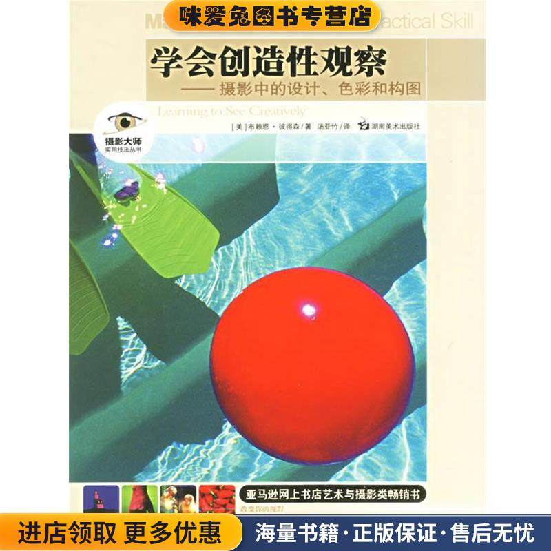 学会创造性观察:摄影中的设计色彩和构图(正版收藏品)(美)彼得森,汤亚竹 译湖南美术出版社9787535624734