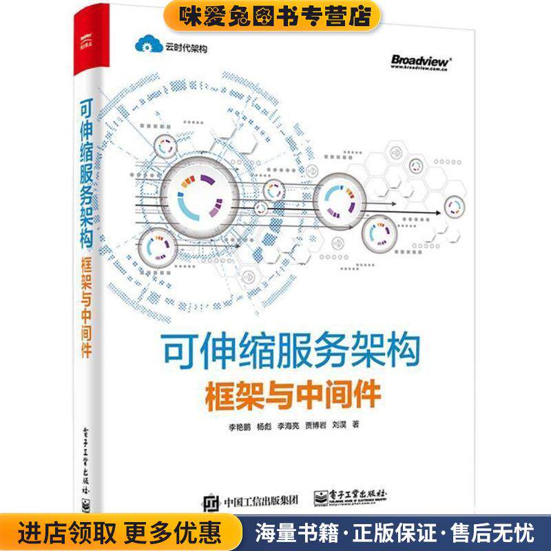 可伸缩服务架构:框架与中间件(正版收藏品)李艳鹏等电子工业出版社9787121335723