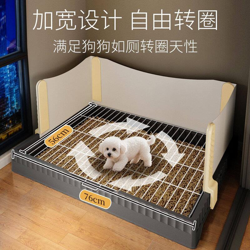 狗狗厕所加高围栏防外溅挡板中小型犬超大号防踩漏尿训厕加深平板图片