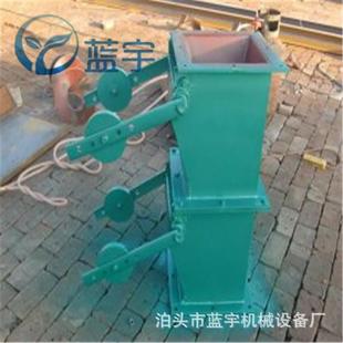 800翻板卸灰阀 电动双层重锤翻板阀重锤翻板阀双层气动卸灰阀800