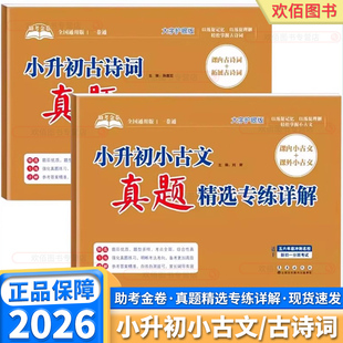 2026适用版助考金卷初中名著阅读古诗词文言文满分检测试卷七八九年级全国通用版一卷通课内外名著阅读检测试卷考点专练详解