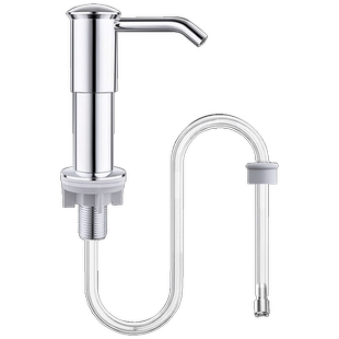 厨房洗洁精压取器加高泵头水槽皂液器延长管洗菜盆洗涤剂灵按压瓶