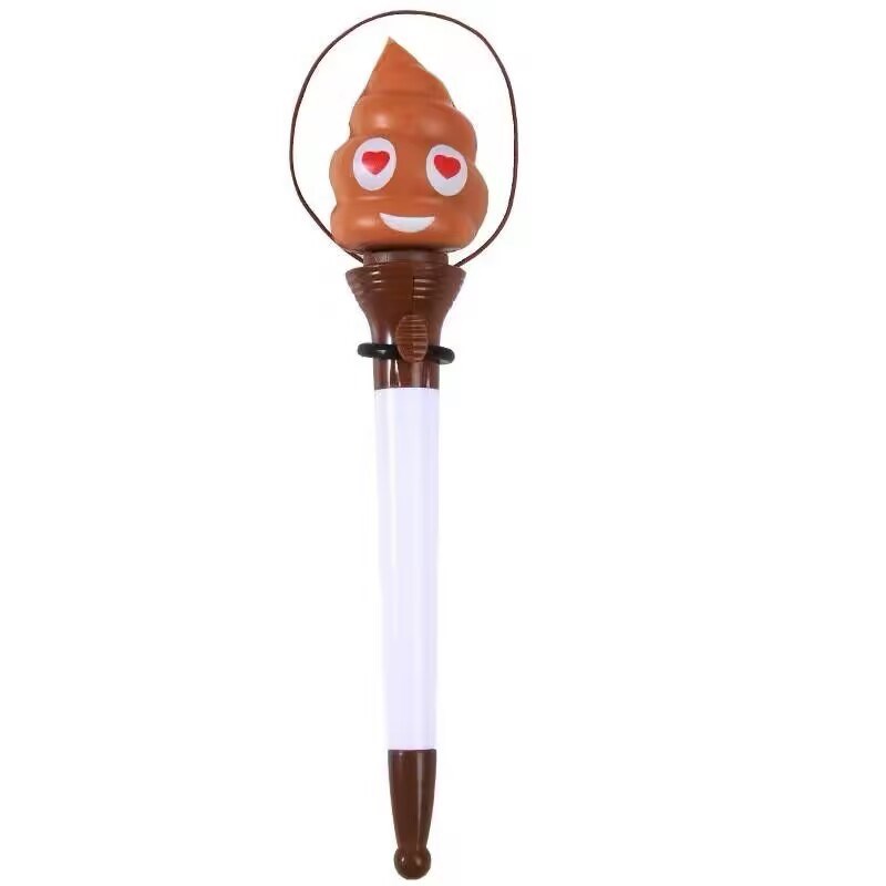 速发笔具笔弹射便便笔拳击圆珠玩搞怪弹射笔学生趣味笔笔