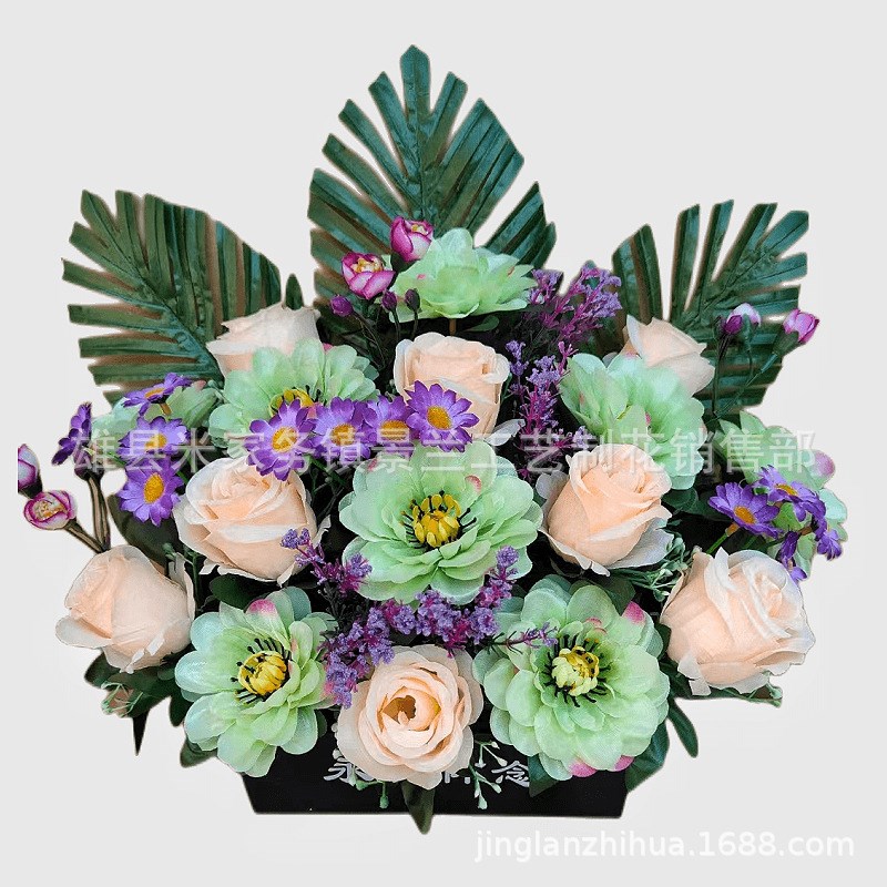 速发花盆景 各种清明花 把花 墓碑花 花链 各种殡葬用品