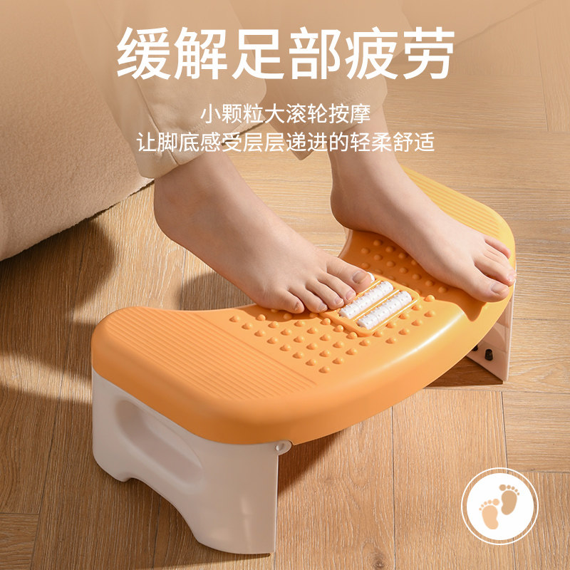 速发神桶沙脚凳垫高办公室午休马器厕所踩脚蹲坑工位脚踏凳发搁脚