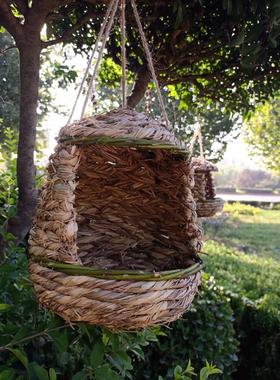 速发包户鸟窝挂窝邮外鸟巢八哥喜鹊野鸠野鸽子公园庭院社区斑鸟栖