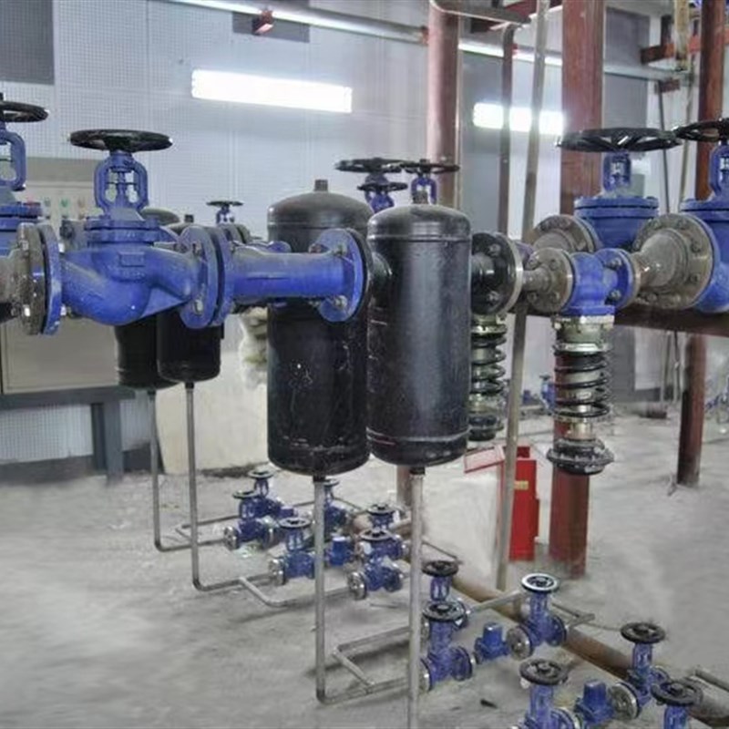 速发旋风式汽水分离器 蒸汽管道冷凝水气液分离器 自动排水气滤水