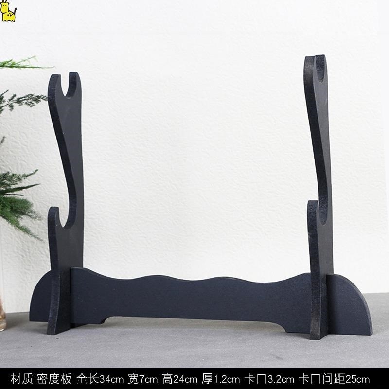 速发刀剑架挂架剑层架实木高低架一二三多托通用摆件墙迷你架