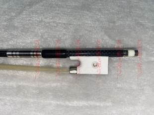 花格子碳纤维小提琴琴弓白色尾库白色螺丝小提琴弓蒙古白马尾