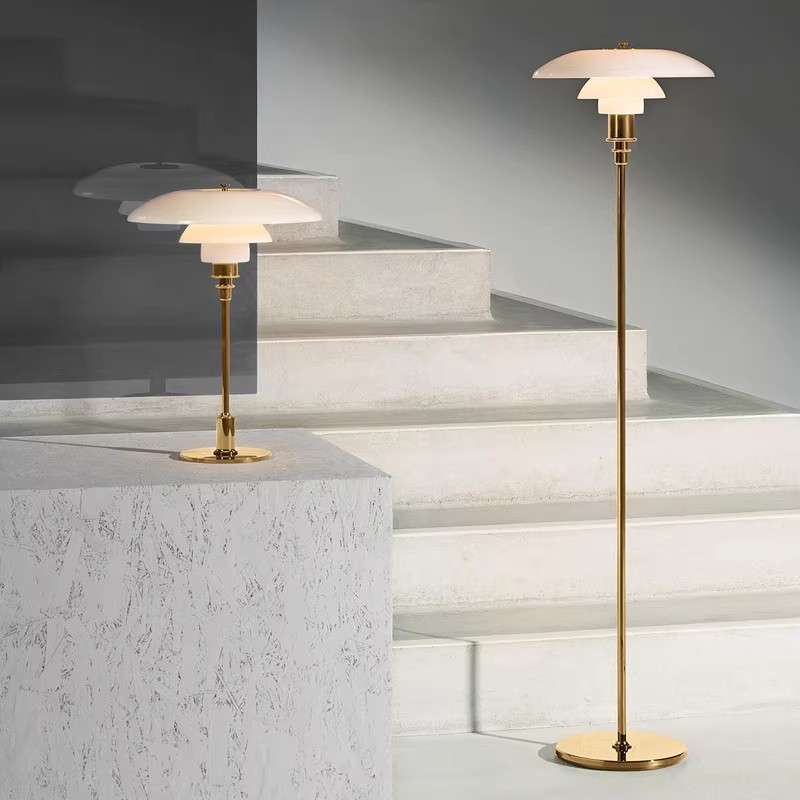 丹麦经典PH3/2落地灯现代简约客厅书房卧室床头玻璃设计感落地灯