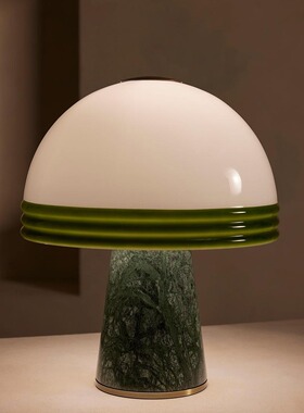 丹麦Raku SH8卧室床头灯现代简约创意陶瓷蘑菇客餐厅装饰便携台灯