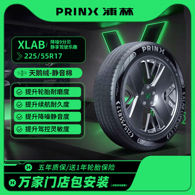 浦林静音棉轮胎225/55R17全新