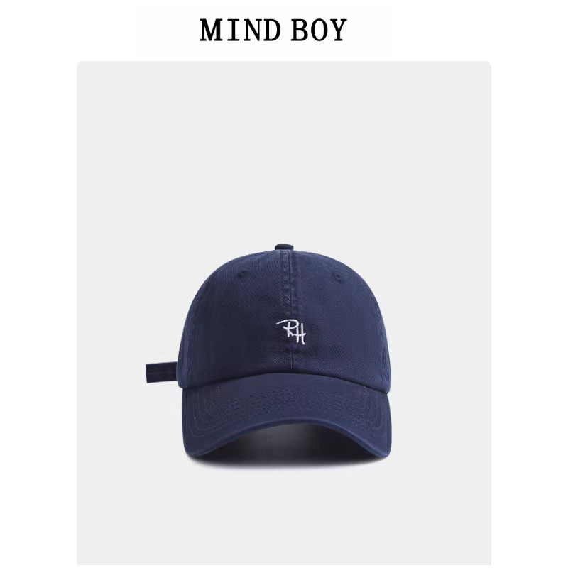 MIND BOY美式棒球帽男加深宽帽檐显脸小韩版百搭大头围鸭舌帽女