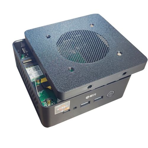 攀升暴风龙M3h迷你电脑7840HS主机散热器全新设计静音风扇套装