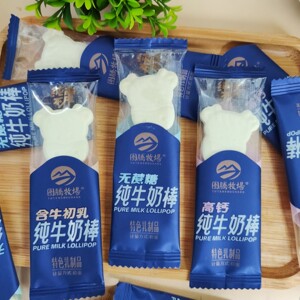 图腾牧场纯牛奶棒配料简单