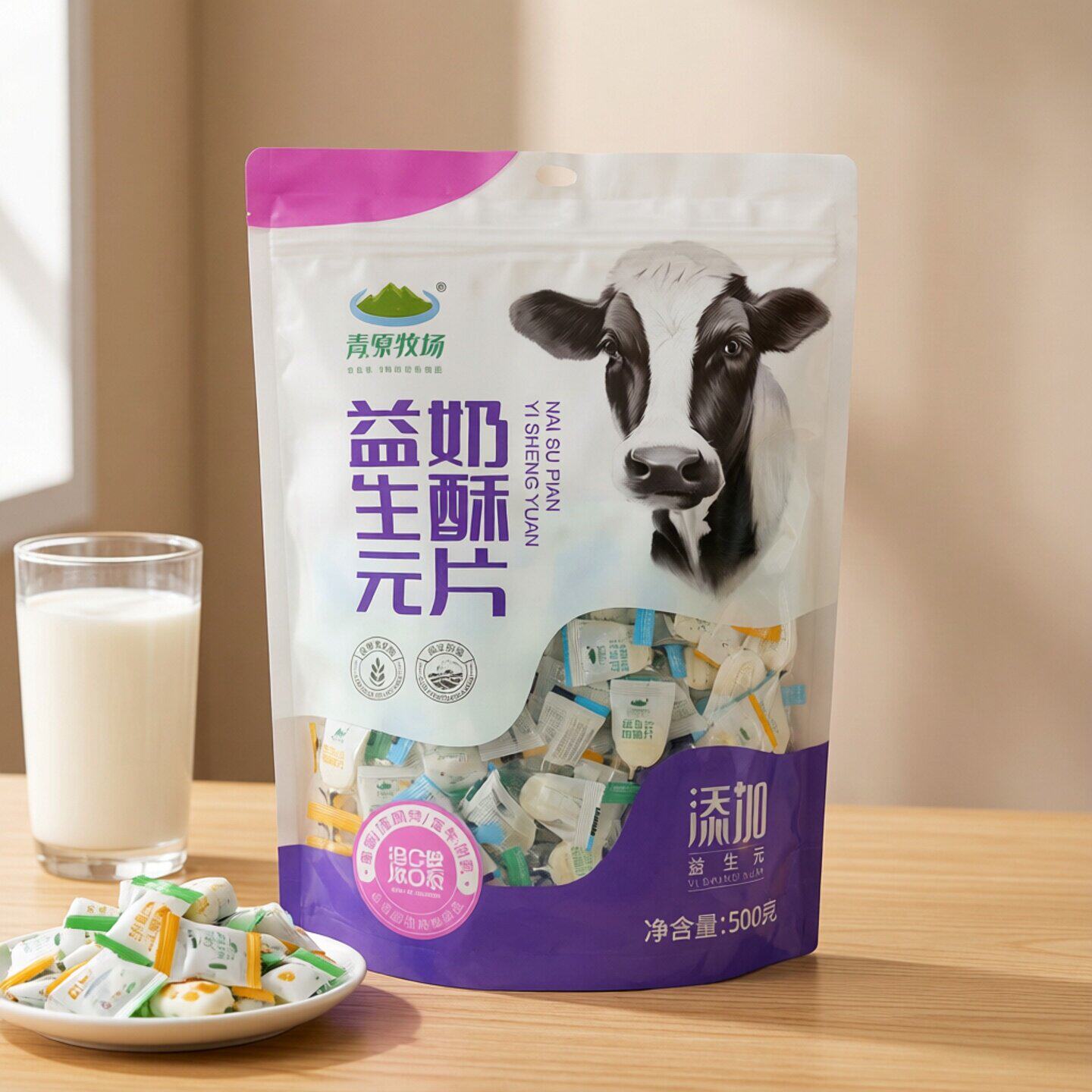 青原牧场益生元奶酥片奶贝