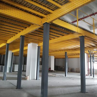 工字钢阁楼货架加厚重型仓库仓储阁楼货架库房阁楼式平台置物架
