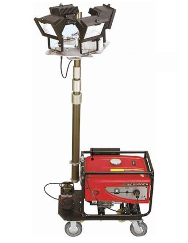 SFW6110B移动照明车 公路施工气动升降工作灯4.5米 应急灯4*500W