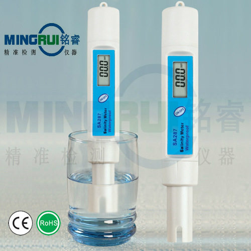 广州铭睿SA-287笔式电子盐度计盐度测量仪防水型盐度测定仪