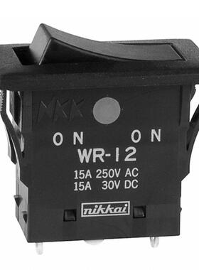 IP67防水船型开关WR-12翘板开关NKK三档船型开关WR-13现货