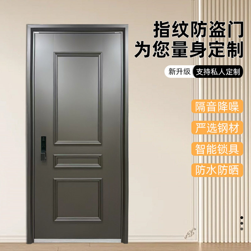 厂家隔音别墅大门防撬子母门进户门家用甲级安全防盗门入户门直销