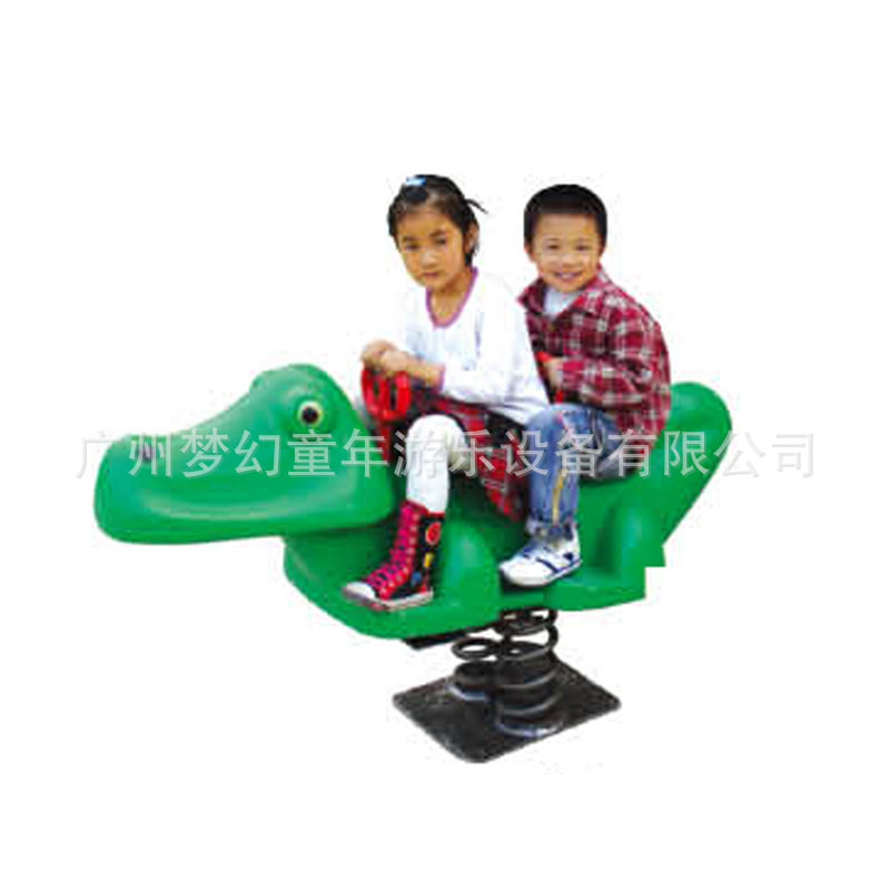 双人河马摇乐 户外摇摇乐 儿童户外摇乐  造型摇乐