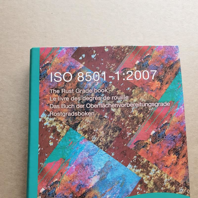 易高E128-1手册ISO8501-1:2007钢材表面锈蚀等级标准SA2.5对比卡