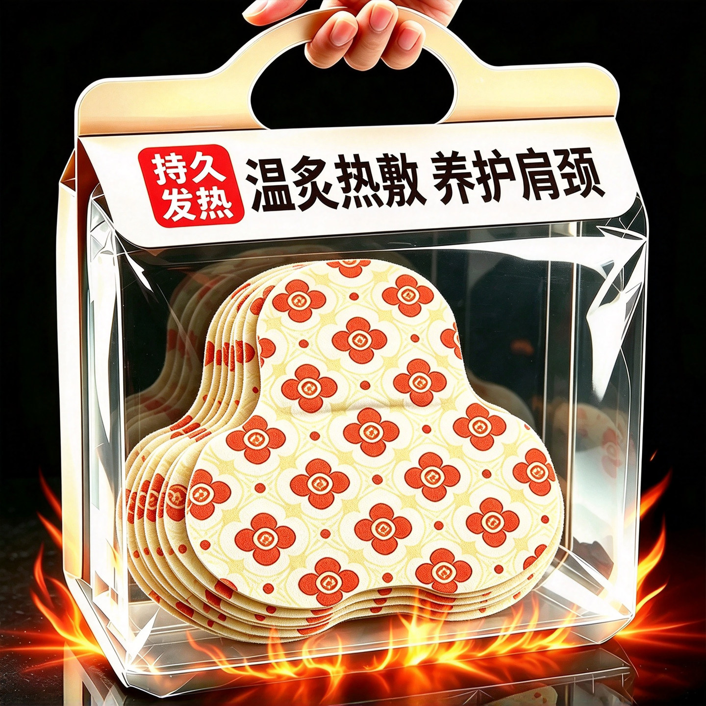 桂枝防风温敷贴草本蒸汽暖贴热敷颈椎肩颈颈部居家使用舒适热敷贴