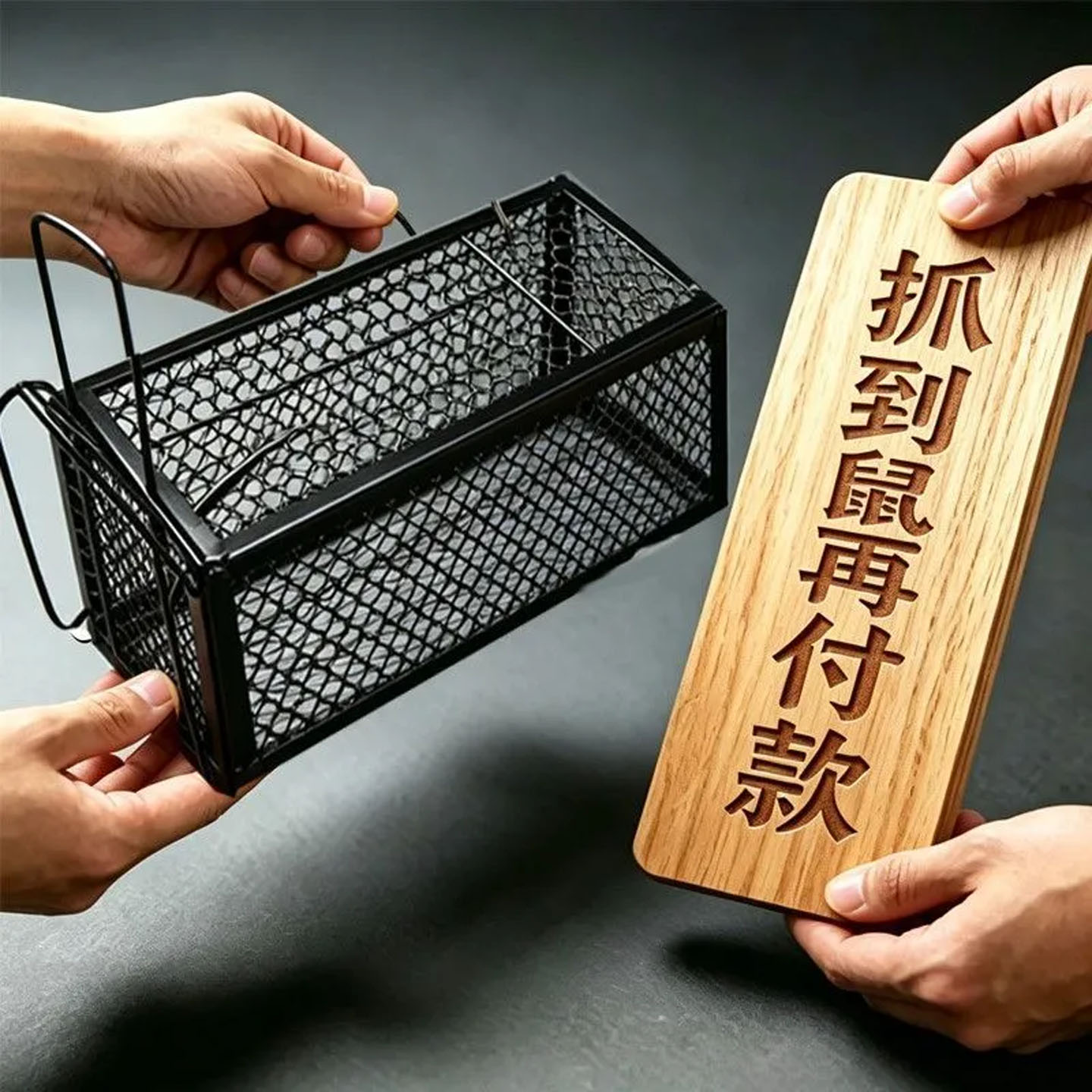 老鼠笼捕鼠器捕鼠笼子捉耗子神器全自动灭鼠器家用老鼠夹子粘鼠板