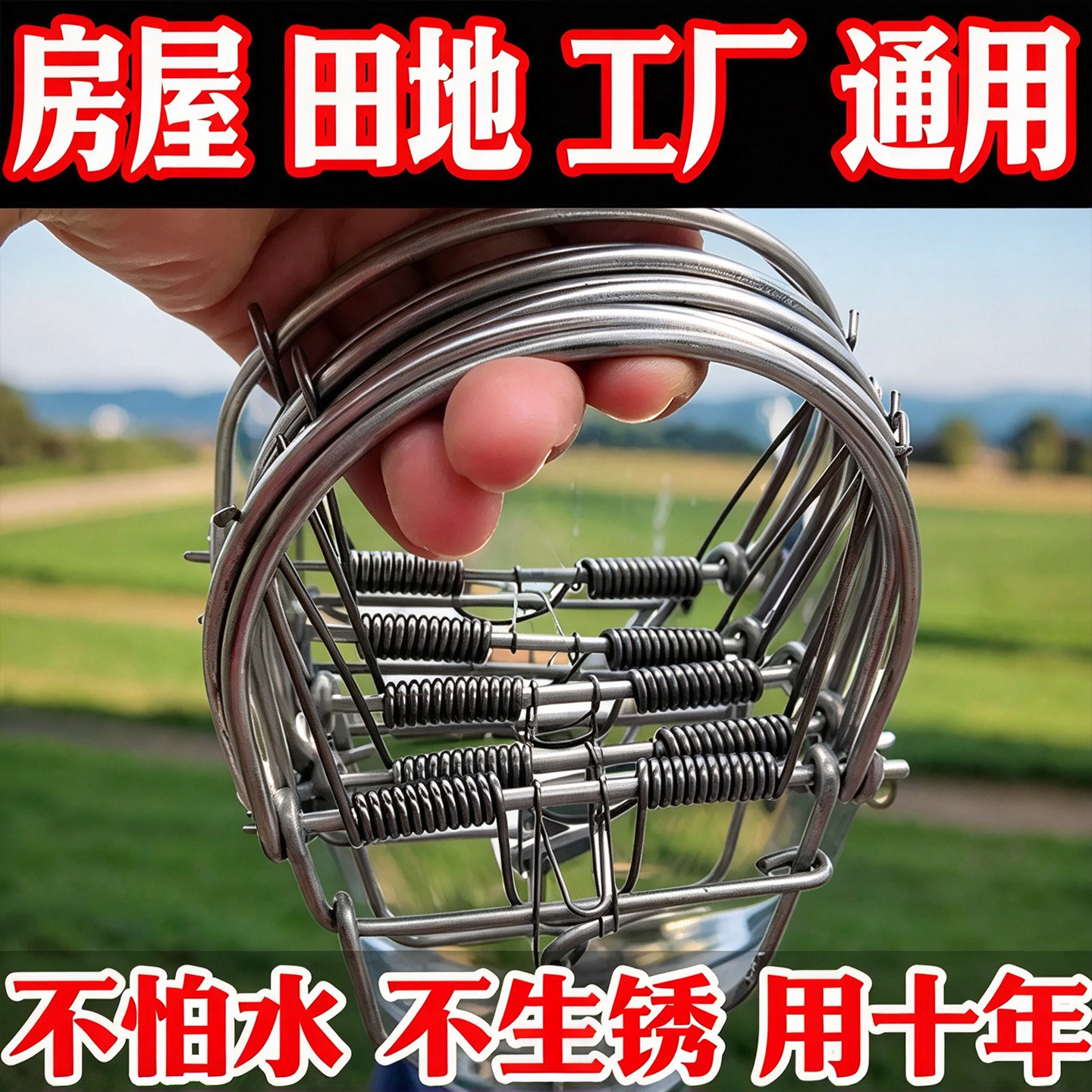 10个装强力老鼠夹捕鼠神器大力夹