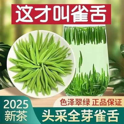 特级雀舌贵州湄潭产袋装全芽绿茶