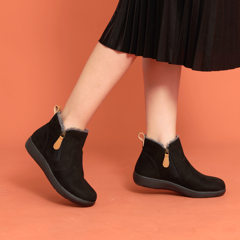 舒适防滑雪地靴足小乐妈妈鞋秋冬