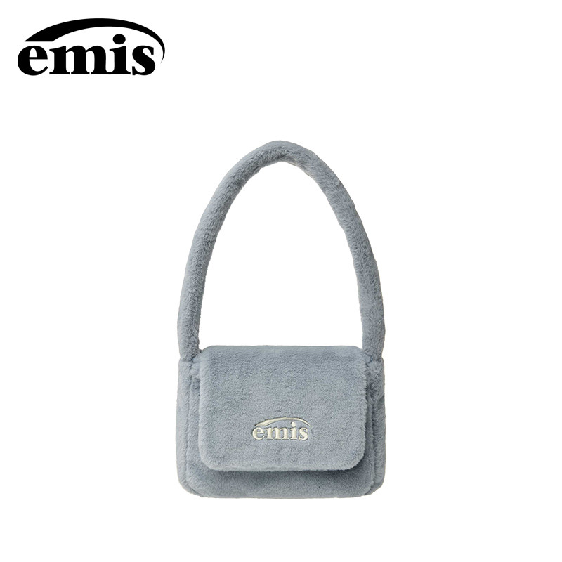 emis手提包小方包毛绒慵懒可爱图片