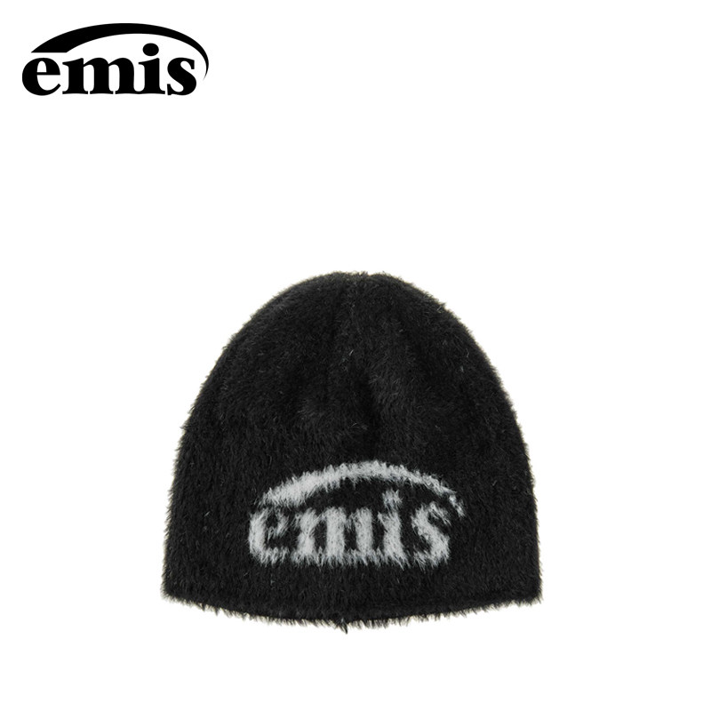 emis针织帽毛绒防寒男女同款