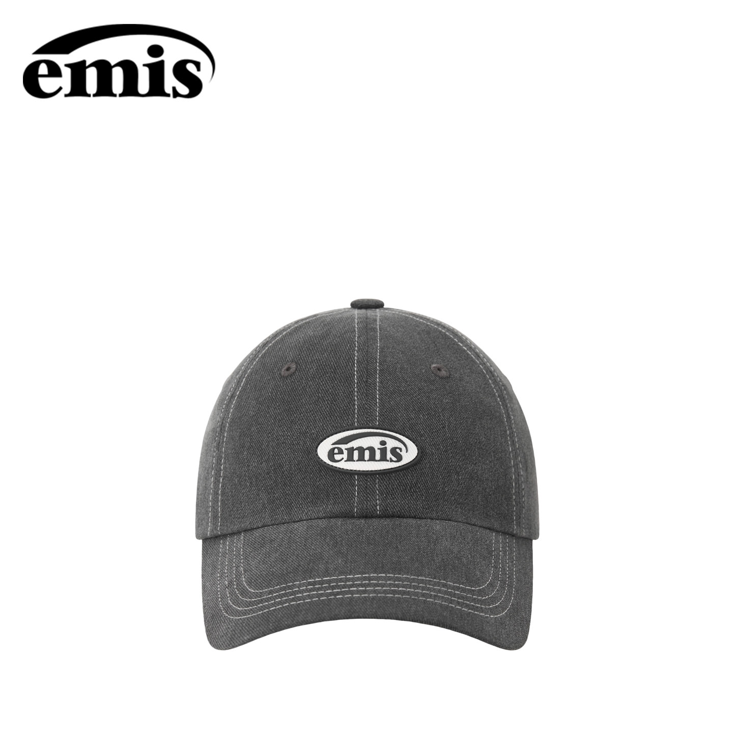 emis做旧水洗迷你橡胶标棒球帽图片