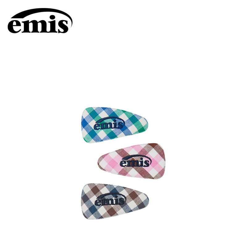 emis发夹方格宽发夹女后脑勺碎发夹子边夹侧边发卡头发bb夹韩系